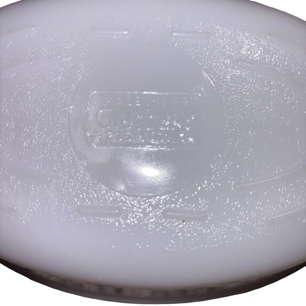 Vintage Glasbake Milk Glass Oval Casserole Dish White Ovenware Made in USA - Picture 5 of 5